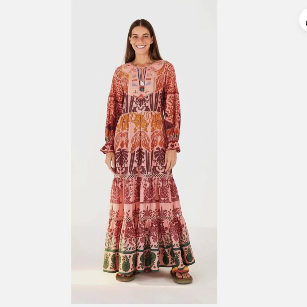 FARM Rio Multicolor Maxi Dress